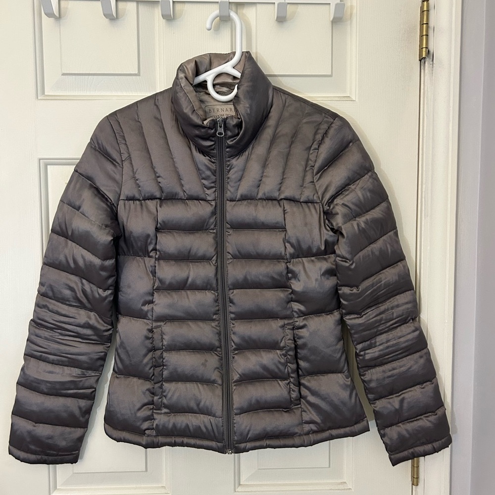 Bernardo packable goose down jacket